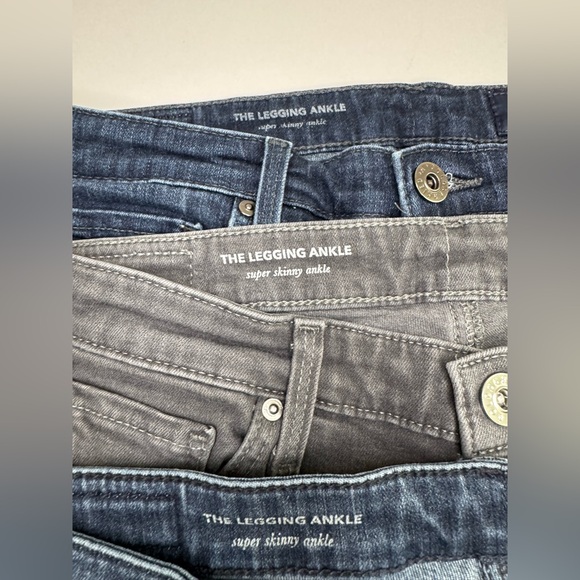 AG Adriano Goldschmied Women's Jean Bundle Dark Blue, Lighter Blue, and Gray 3pr - Picture 6 of 15